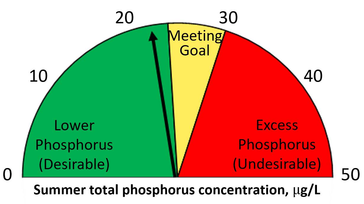Summer 2025 TP = 22.5 ug/L.